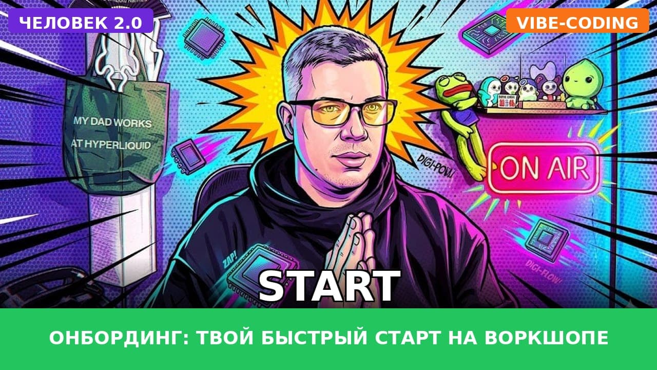 Обложка: Онбординг: Твой быстрый старт на воркшопе